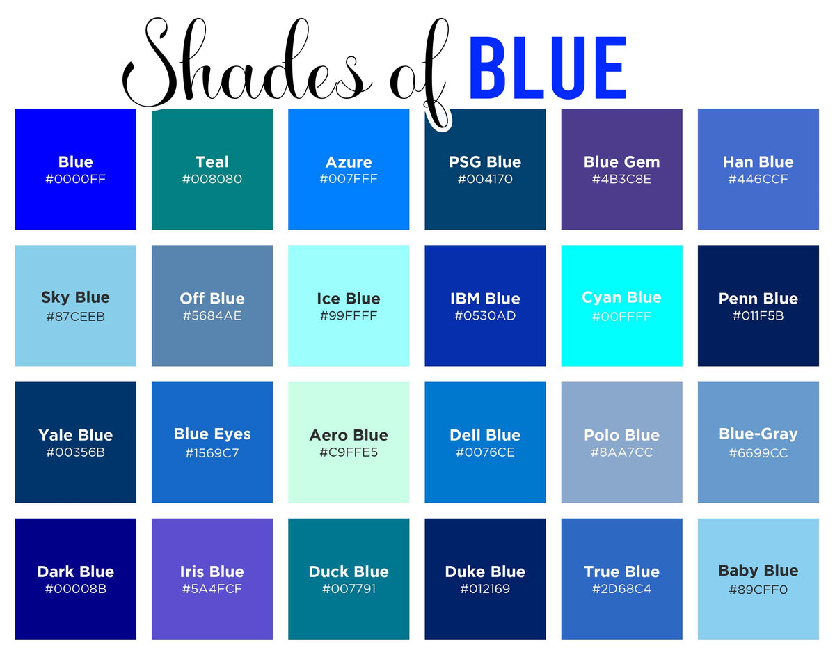 Types Of Green Color Names Types Of Green Color Names