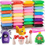 36 Color Air Dry Clay Kit with Tools – Soft, Lightweight DIY Modeling Clay for Kids