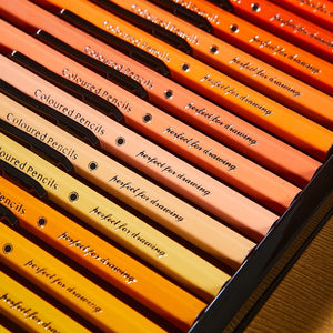 72-Colors Hexagon Oily Pencils Set for Artists and Students