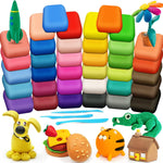 36 Color Air Dry Clay Kit with Tools – Soft, Lightweight DIY Modeling Clay for Kids