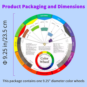 Color Wheel, Paint Mixing Learning Guide for Art Class Teaching