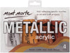 Mont Marte Metallic Acrylic Paint - Set of 4