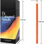 72-Colors Hexagon Oily Pencils Set for Artists and Students